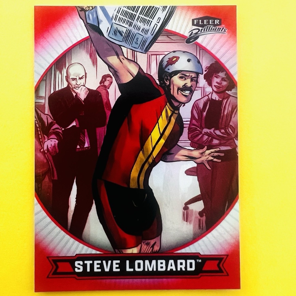 2025 Fleer Brilliants Upper Deck Superman Steve Lombard Red Parallel #5 DC